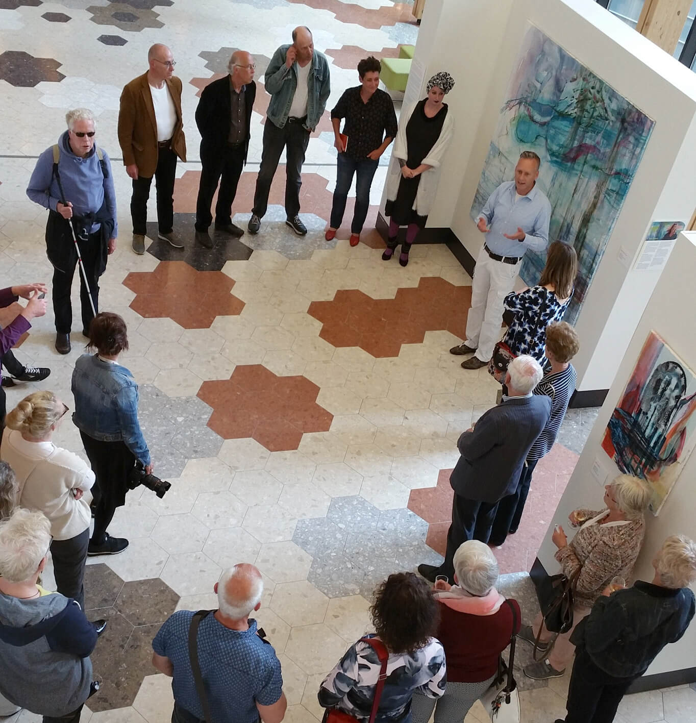 Einzelausstellung Jeroen Bosch Hospital mit 8 Dichtern GeaZwart