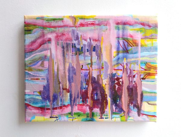 sunrise landschap landscape small painting