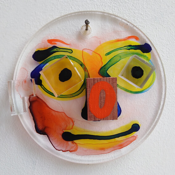 Levenscycli Gea Zwart Gerecycled plexiglas mixed emotions