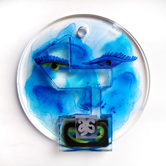 Life cycles Gea Zwart Recycled plexiglass mixed emotions