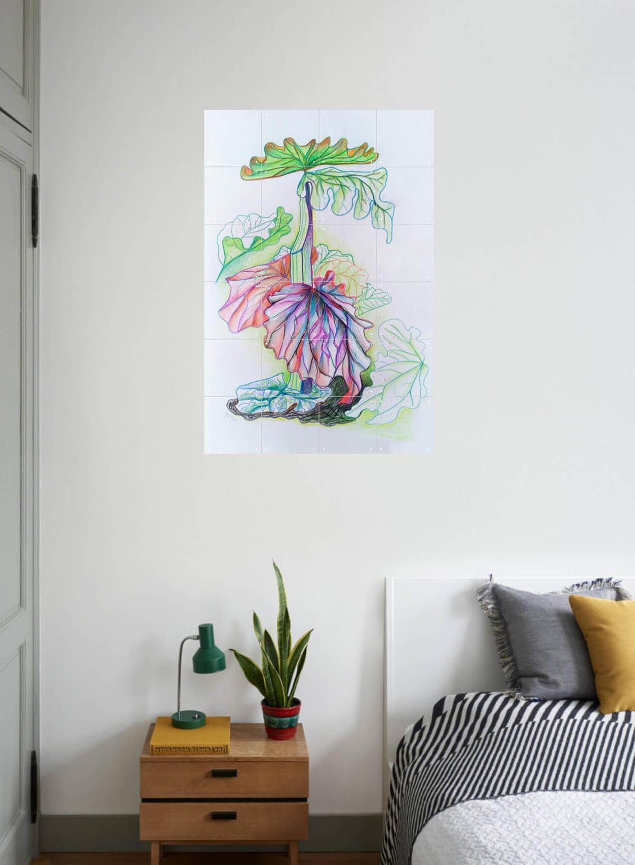 Rhubarb Poster poster in the room Gea Zwart 80 x 120 cm.