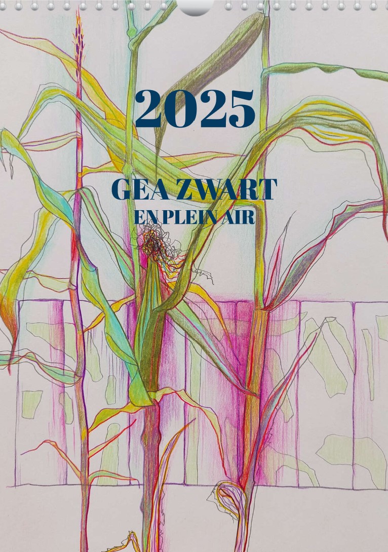 Preview voorzijde kunst kalender 2025 Gea Zwart