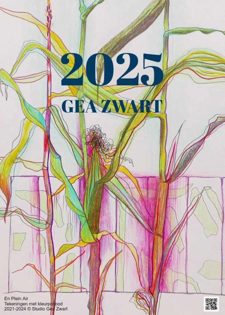 Preview front art calendar 2025 Gea Zwart