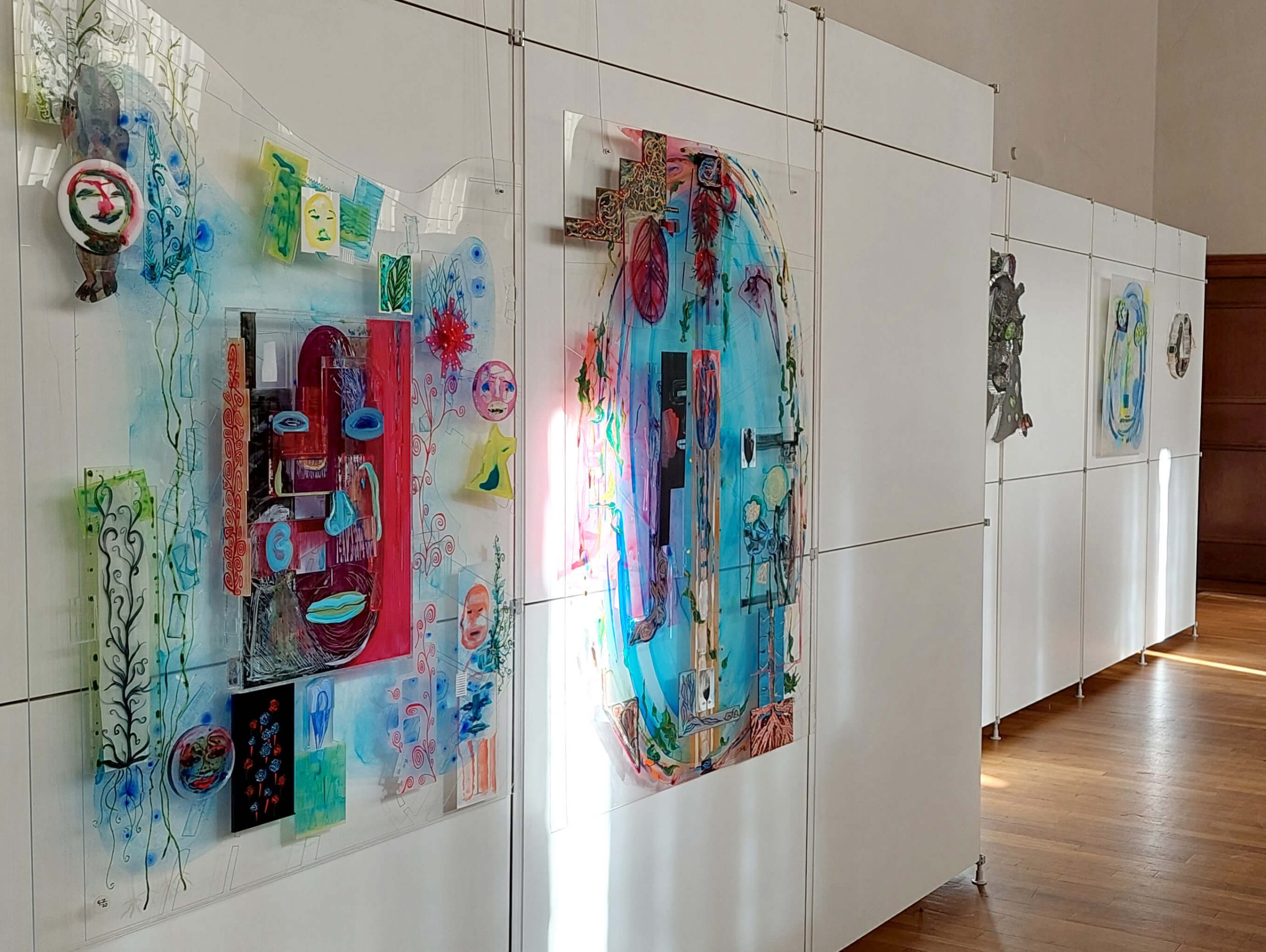 Munster Haus der Niederlande, expositie Gea Zwart 2024 recycle Art wandsculpturen