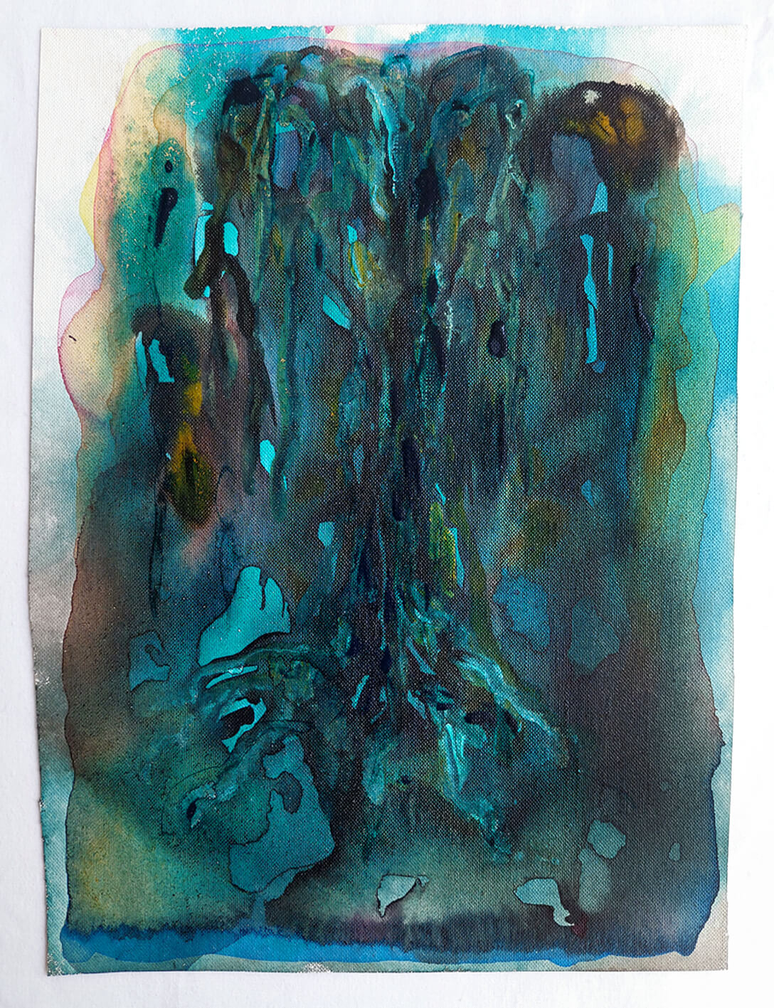 Tree Painting on canvas A4 Gea Zwart