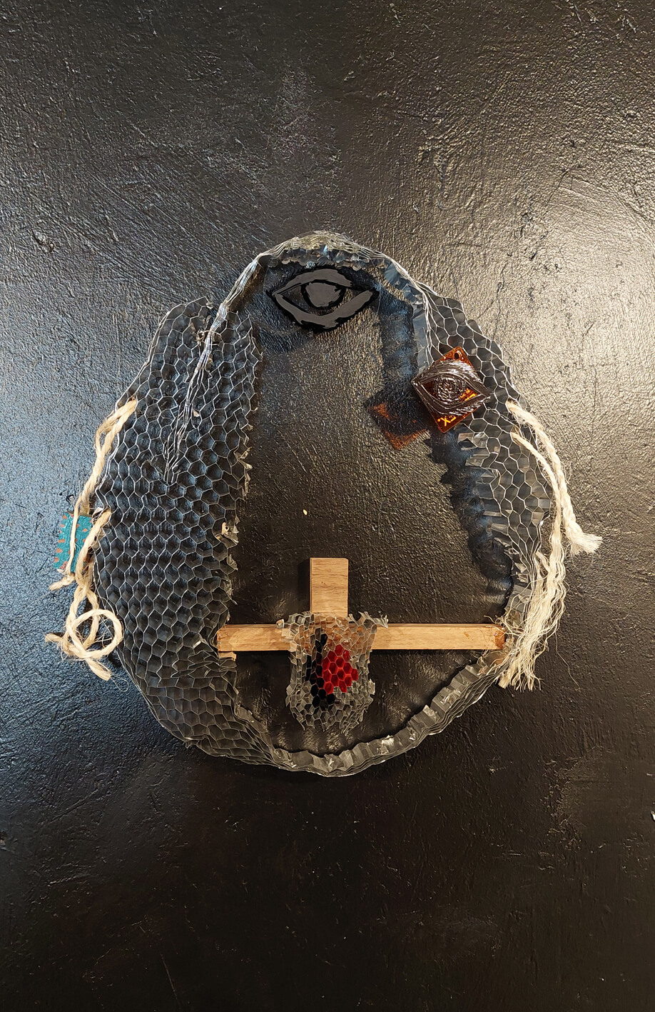 Sad Face Recycleart, Exhibition Gallery Playroom Zaandam Gea Zwart May 2025