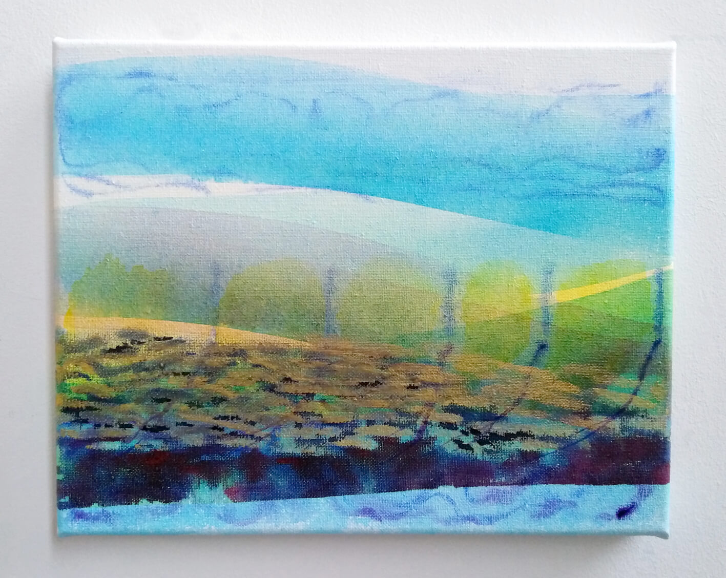 Sunrise 2 painting Gea Zwart 2022