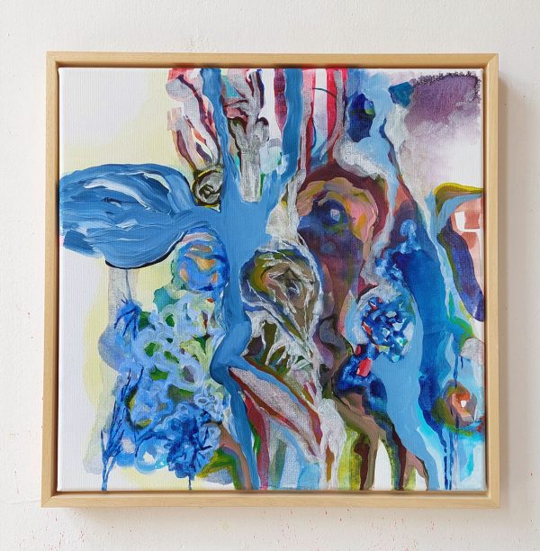 Vrijheid no. 1 schilderij 2018-2025 Gea Zwart met lijst